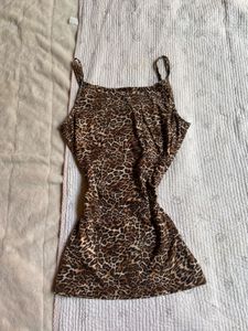 Leopard Print Camisole Top
