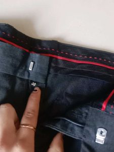 Men's Black Straight Leg Pants