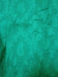 Girls Green Embroidered Dress
