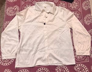 Classic White Button-Up Shirt