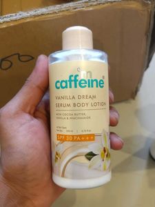Caffeine Vanilla Dream Serum  Lotion Cap broke