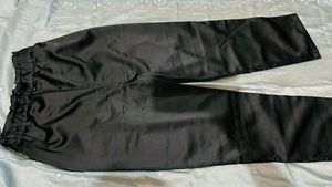 Black Satin Pants