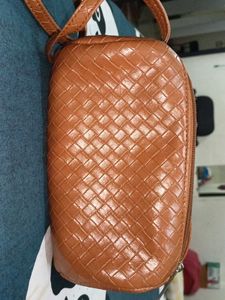 brown slingbag