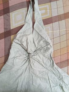 Pale Green Halter Neck Dress