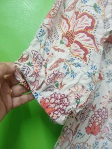 zudio Bohemian Floral Print Maxi Dress