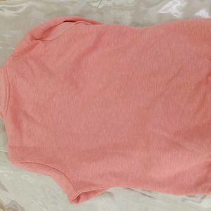 Peach Zip-Up Jacket