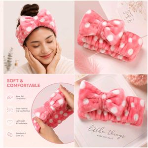 New Pack Cute Polka Dot Fleece Headband