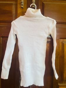 White Turtleneck Sweater
