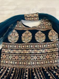 Bottle Green Palazzo Suit