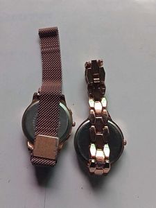Gold Colour magnet watch