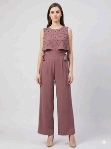 Stylish Embellished Jumpsuit