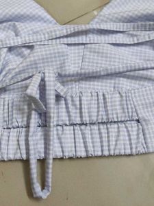 Women’s Gingham Check Tie-Back Bralette | Stylish