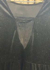 Sparkly Black Mini Dress