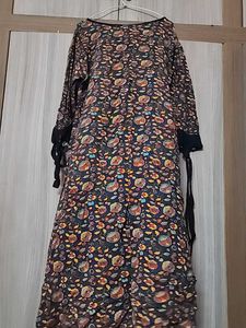 Navy Blue A Line Kurti