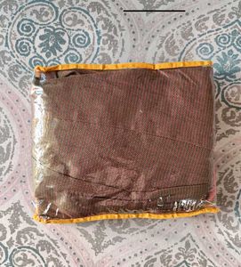 Floral chanderi silk suit