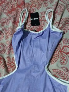 purple dress