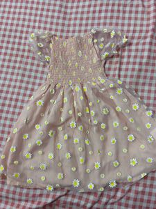 Cute Daisy Mesh Dress