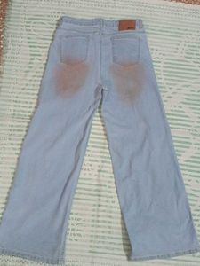 Light Wash Wide Leg Jeans