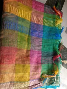 Colorful Silk Dupatta