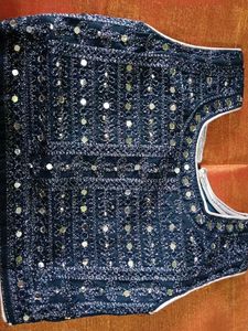 Cute Blue top and lehanga skirt
