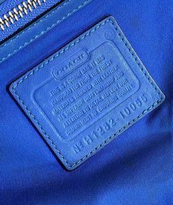 Y2K Coach Signature Striped Shoulder Bag