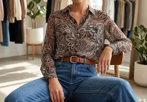 Paisley print shirt