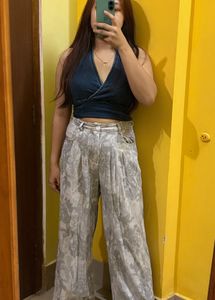Stylish Printed Wide Leg Pants