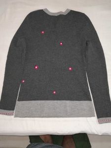 Cute Bear Embroidered Sweater