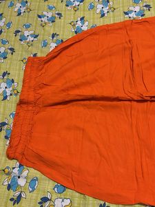 vibrant orange palazzo
