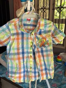 Babyhug Plaid Shirt