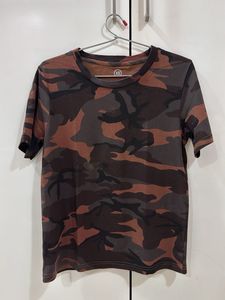 Camouflage Print T-Shirt
