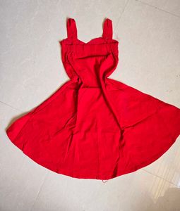 Chic Red Mini Dress❤️