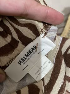 Pull&amp;bear Stylish Zebra Print Wide Leg Pants