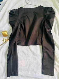 Black casual stylish top