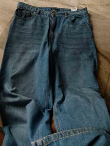 Light Wash Wide Leg Jeans