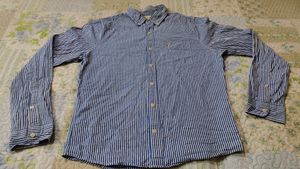 Classic Blue Striped Long Sleeve Shirt