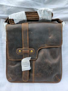 Brown Leather Crossbody Bag