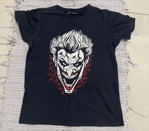 Joker Graphic Print Black T-Shirt