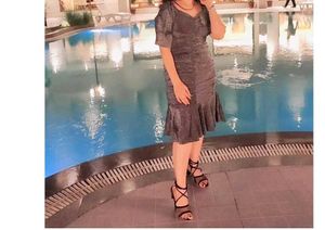 sparkly one piece dress