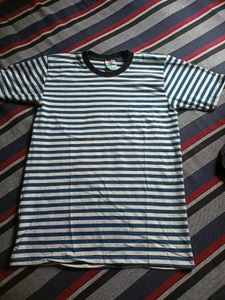 Striped Blue &amp; White T-Shirt