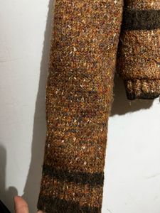 Vintage Brown Knit Cardigan