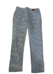 Blue Printed Women Jean