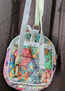 Boho Patchwork Mini Backpack