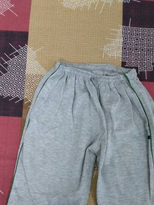 Grey Casual Track Pants