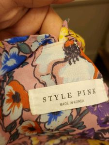 Floral Ruffle Long Sleeve Top