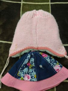 Combo Of Two Winter Caps Size- Upto 10 Years