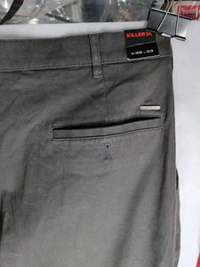 Killer Men's Grey Pleated Casual Pants