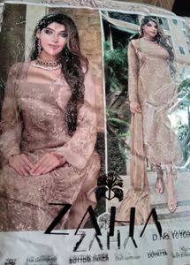 Elegant Designer Embroidered  Dress Material