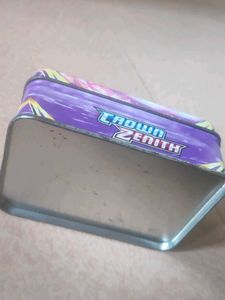 A Tin Box For Keeping Pokemon Cards