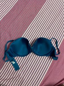 Teal Push-Up Bra